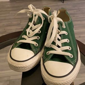 Green Low Top Converse